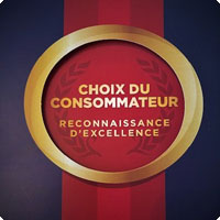 Choix du consommateur - Reconnaissance d'excellence
